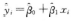 在一元线性回归方程中，模型参数表示（）。A.当x=0时，y的期望值B.当x变动l个单位时，y的变在一