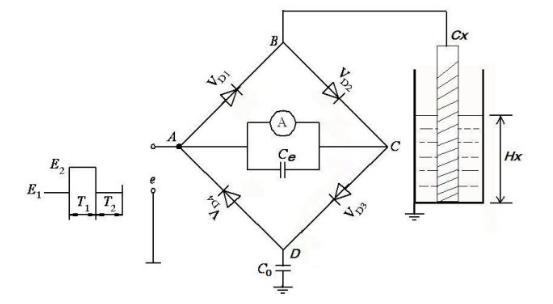 二极管检波电路如图题6.4所示。已知检波器负载电阻R=5.6kΩ，二极管VD导通等效电阻rd=100