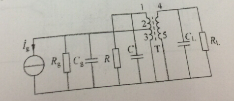 电路如图题2.5所示，给定参数如下：工作频率f=20MHz，C=25pF，线圈Lp的空载品质因数Q0