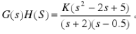 单位反馈系统的开环传递函数为    绘制K从0→∞变化时闭环系统的根轨迹，并确定闭环系统稳定时K的取