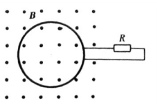 以电阻为R=2.0Ω闭合回路处于变化的磁场中（如习题3－9图所示)。若通过回路的磁通量与时间的关系为