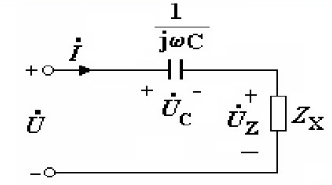 习题9－15图所示电路中，已知U=100V，，，阻抗ZX的阻抗角|φX|=60°，求ZX和电路的输入