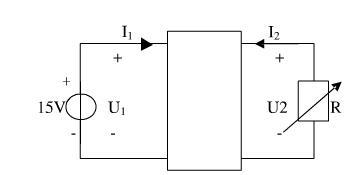 图所示电路中，N为线性电阻性互易双口网络。当_RL=∞时，U2=7.5V，当RL=0时，I1=－3A