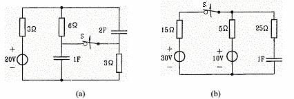 图所示电路开关S动作前处于稳态，t=0时开关S打开。试用运算法求t＞0时电流iL（t)和电压uo（t