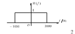 7．已知滤波器H（ω)具有图中所示的特性（码元速率变化时特性不变)，当采用以下码元速率时（假设码元经