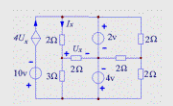 试用叠加定理求如图1.4.28所示电路中的电压Ux和电流Ix。试用叠加定理求如图1.4.28所示电路