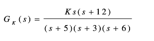 设单位负反馈系统的开环传递函数为，若要求闭环特征方程根的实部分别小于0，－1，－2，问K值应如何选取