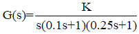 设单位反馈系统的开环传递函数分别为  （1)  （2)  试确定使闭环系统稳定的开环增益K的取值范围