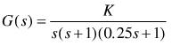 设单位反馈系统的开环传递函数为    要求校正后系统的静态速度误差系数Kv≥5rad／s，相角裕度γ