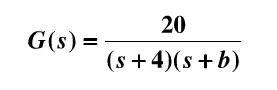 已知单位反馈系统的开环传递函数，试绘制参数b从0→∞的根轨迹，并写出b=2时系统的闭环传递函数。  