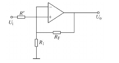 在下图所示的电路中，设集成运放的最大输出电压为±12V，R1=10kΩ，RF=90kΩ，R&#39;