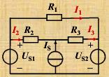 1.8.4在图1.27（a)所示电路中，R2=R3。当IS=0时，I1=2A，I2=I3=4A。求I