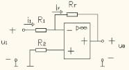 在图16.2.1（在教材中)的反相比例运算电路中，设R1=10kΩ，RF=500kΩ。试求闭环电压放