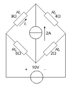 分别应用戴维宁定理和诺顿定理计算图2－18所示电路中流过8kΩ电阻的电流。分别应用戴维宁定理和诺顿定