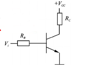 例1.4 在图1.11所示电路中，已知：RB＝10kΩ,RC＝1kΩ，UCC＝10V，三极管β＝50