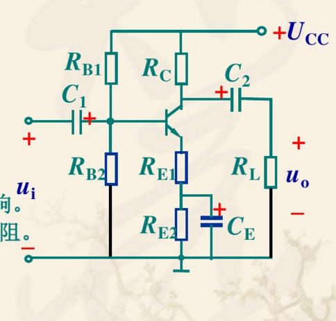 在题15.4.1图所示分压式偏置放大电路中，UCC＝24V，RC＝ 3.3kΩ，RE＝1.5kΩ，R