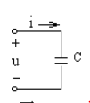 在电容为64μF的电容器两端加一正弦电压，设电压和电流的参考方向如图4－37所示，试计算瞬间的电流和