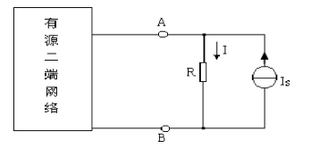 图2－90（a)所示为有源二端网络，它的开路电压Uab=24V。当有源二端网络ab间外接一个8Ω电阻