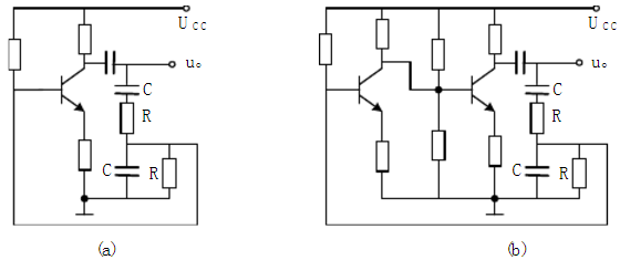 试用相位条件判断图17.20所示两个电路能否产生自激振荡，并说明理由。