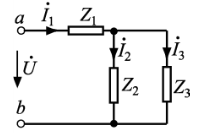 题如图所示电路中，Z1=（4＋j10)Ω，Z2=（8－j6)Ω，Z3=j8.33Ω，电源电压相量求各