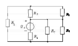 题如图所示电路中，电源电压US=24V，R1=20Ω，R2=30Ω，R3=15Ω，R4=25Ω，R5