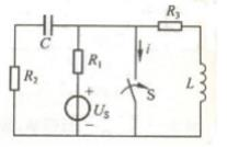 在题如图所示电路中，已知Us=100V，R1=60Ω，R2=40Ω，R3=40Ω，C=125 μF，