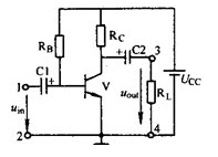 双入单出差分放大电路如题6－22图所示。已知UCC=UEE=12V，Rb=5kΩ，Rc=10kΩ，R