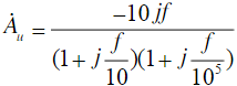 已知某电路电压放大倍数    试求解：  （1) =？ fL=？ fH=？  （2) 画出波特图。已