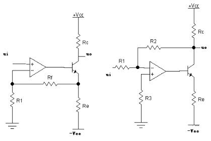 电路如下图所示，试判别反馈的极性和组态，若是负反馈，请按深度负反馈估算电压放大倍数。    