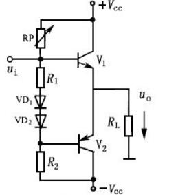 OCL互补对称式输出电路如图4－10所示。试问：  （1) OCL电路在调整电路静态工作点时应注意什