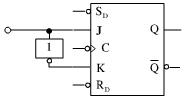 逻辑电路如图4.1.5所示，它具有（)。    A．D触发器功能  B．T触发器功能  C．T&#3