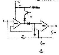 在图11.19所示的V－F变换型A／D转换器电路中，如果要求将输入0～5V的模拟电压转换为3位十进制