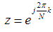 研究一个长度为M点的有限长序列x（n)。    我们希望计算求z变换在单位圆上N个等间隔点上的抽样，