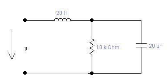 如图（a)所示电路，当外施正弦电压为100V，f=－50Hz时，各支路电流有效值相等，即I1=I2=