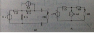 试用戴维南定理求图3－15（a)、（b)所示电路中的电流i。试用戴维南定理求图3-15(a)、(b)