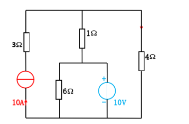 试用叠加定理求图2－5所示电路中的电流I。试用叠加定理求图2-5所示电路中的电流I。    