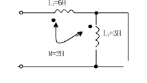 图（a)、（b)所示电路中，已知L1=6H，L2=3H，M=2H。试求电路从1－1&#39;端口看进