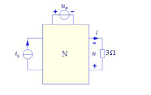 已知图2－11所示电路中的网络N是由线性电阻组成。当is=1A，us=2V时，i=5A；当is=－2
