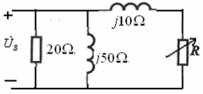 如图所示电路中R可变动，。试求R为何值时，电源发出的功率最大（有功功率)？如图所示电路中R可变动，。