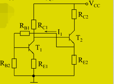 在图4－10所示电路中，已知晶体三极管特性相同，β=100，VBE（on)=0.7V，要求IEQ1=