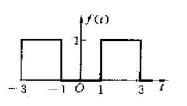 试用下列方法求题4.23图所示信号的频谱函数。    （1)利用延时和线性性质（门函数的频谱可利用已