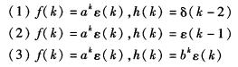 利用卷积定理求下述序列f（k)与h（k)的卷积Y（k)=f（k)*h（k)。利用卷积定理求下述序列f