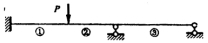 下图所示体系，忽略轴向变形，则矩阵位移法的基本未知量有几个？ （)下图所示体系，忽略轴向变形，则矩阵