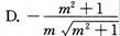 若tan a=m且a在第三象限，则cosa的值为（）A.B.C.D.若tan a=m且a在第三象限，