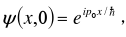 设质量为m的一维自由粒子的初态为，求t时刻的波函数ψ（x，t)．设质量为m的一维自由粒子的初态为，求