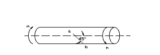 图所示受扭圆轴的d=30mm，材料的弹性模量E=2.1×105MPa，μ=0.3，屈服极限σs=24