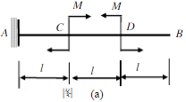 对于下图所示各梁，要求：  （1)写出用积分法求梁变形时的已知位移条件即边界条件和位移连续条件。  