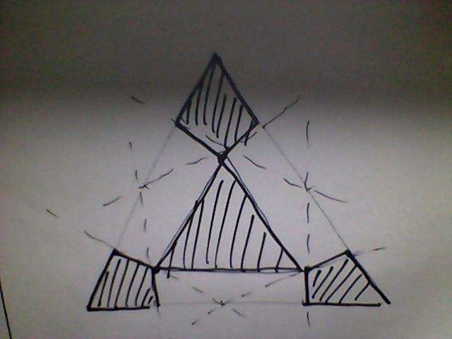如图10.3所示的平面应力状态下的三结点等边三角形单元，其边长为a，且取泊松比,u=1／6。如图10