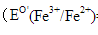 已知=1.44V，=0.68V，用铈量法测定铁时，滴定至50%时的电位是( )