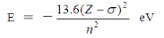 斯莱特（Slater)规则指出：同层电子的σ=0.35（对于1s轨道电子，则σ=0.30)；若被屏蔽